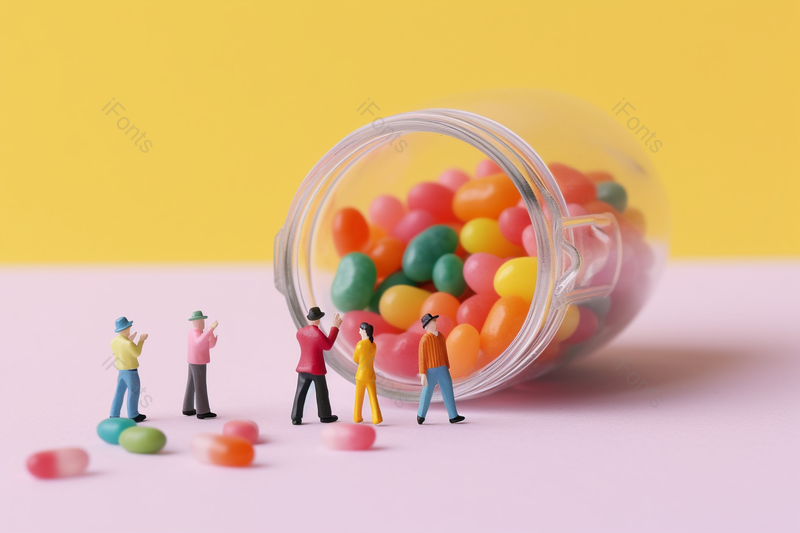 六一儿童节创意小人微距微单拍摄,高清,摄影图,摄影图片,图片大全,摄影图免费下载